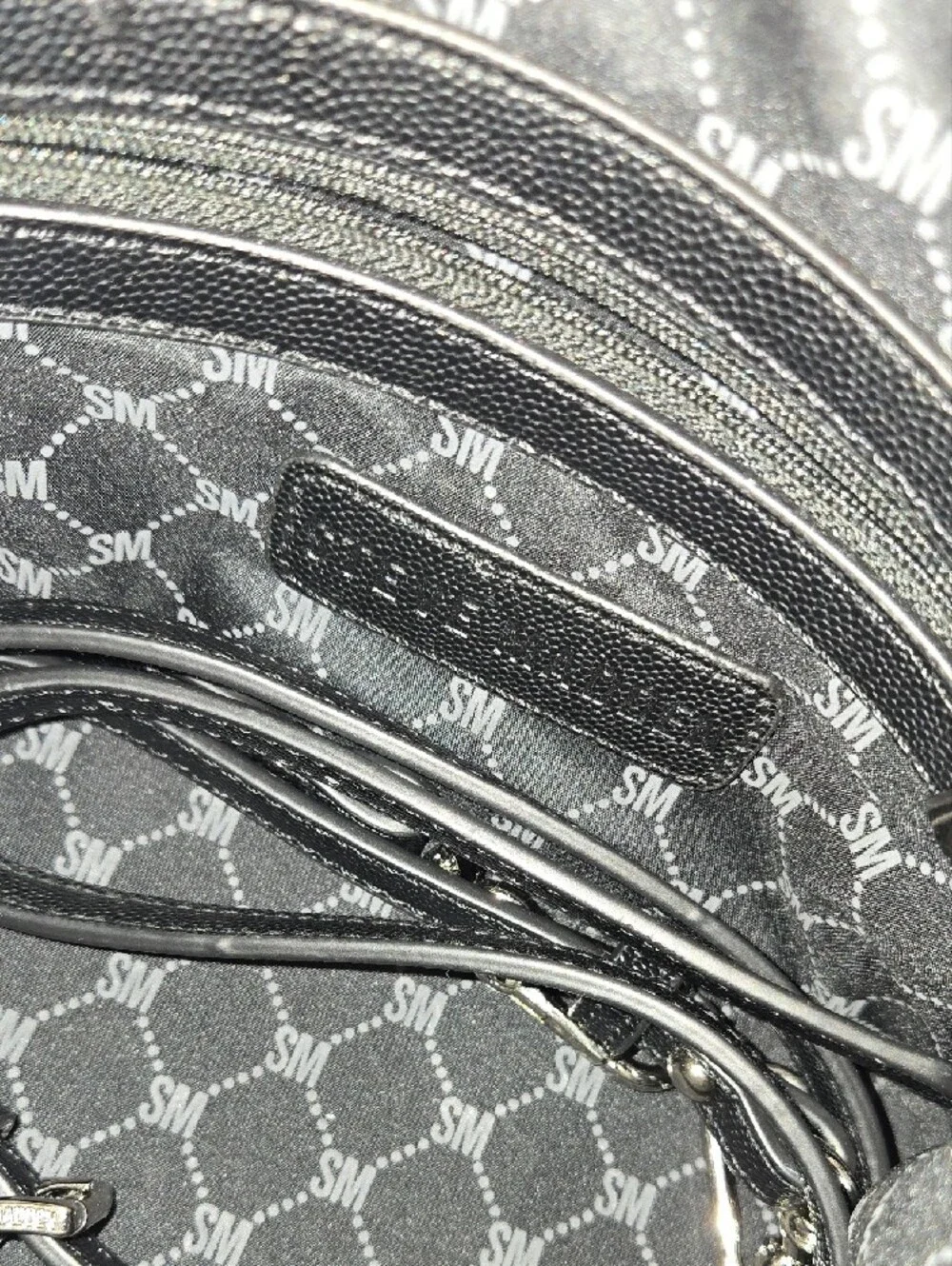 Steve Madden Black Dome Satchel
